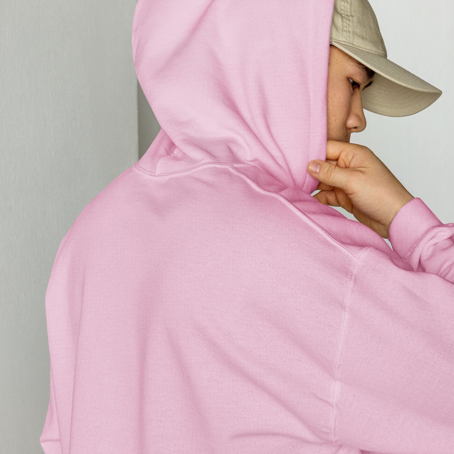 BISOU CLUB COURRIER hoodie - baby pink