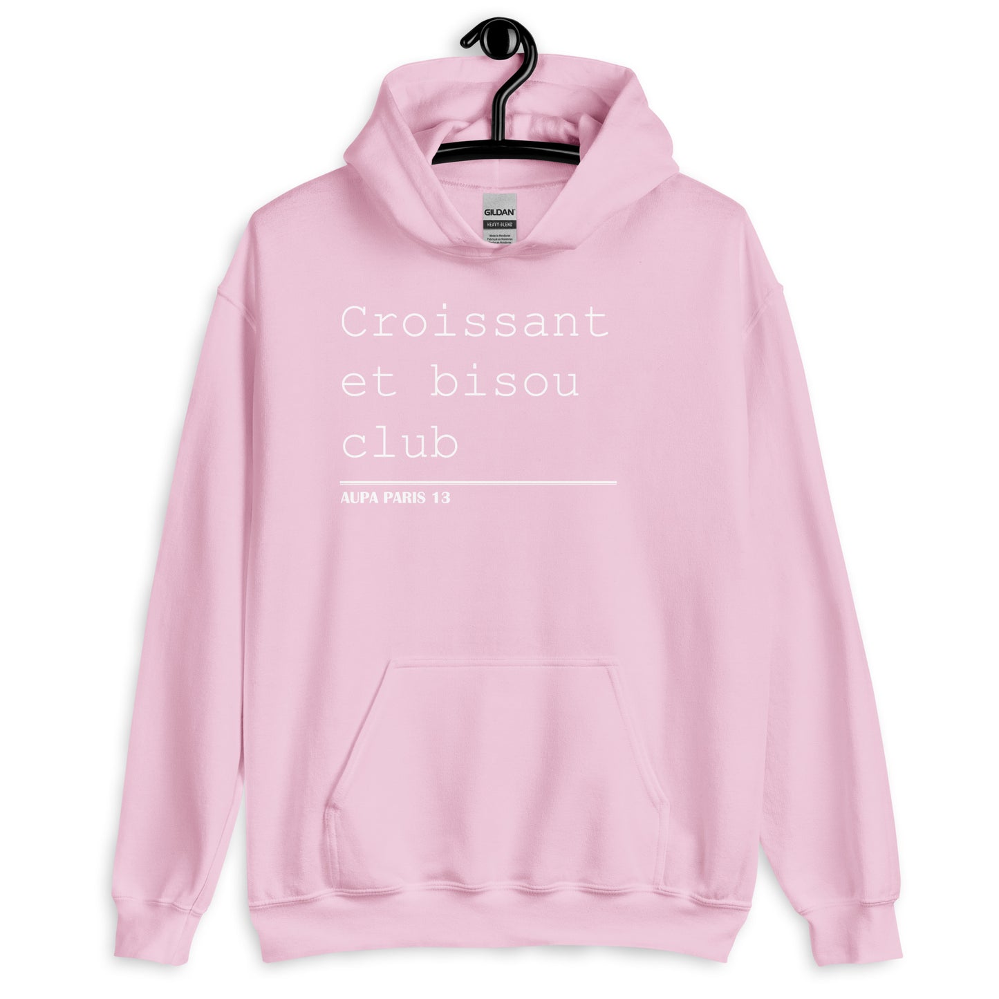 BISOU CLUB COURRIER hoodie - baby pink