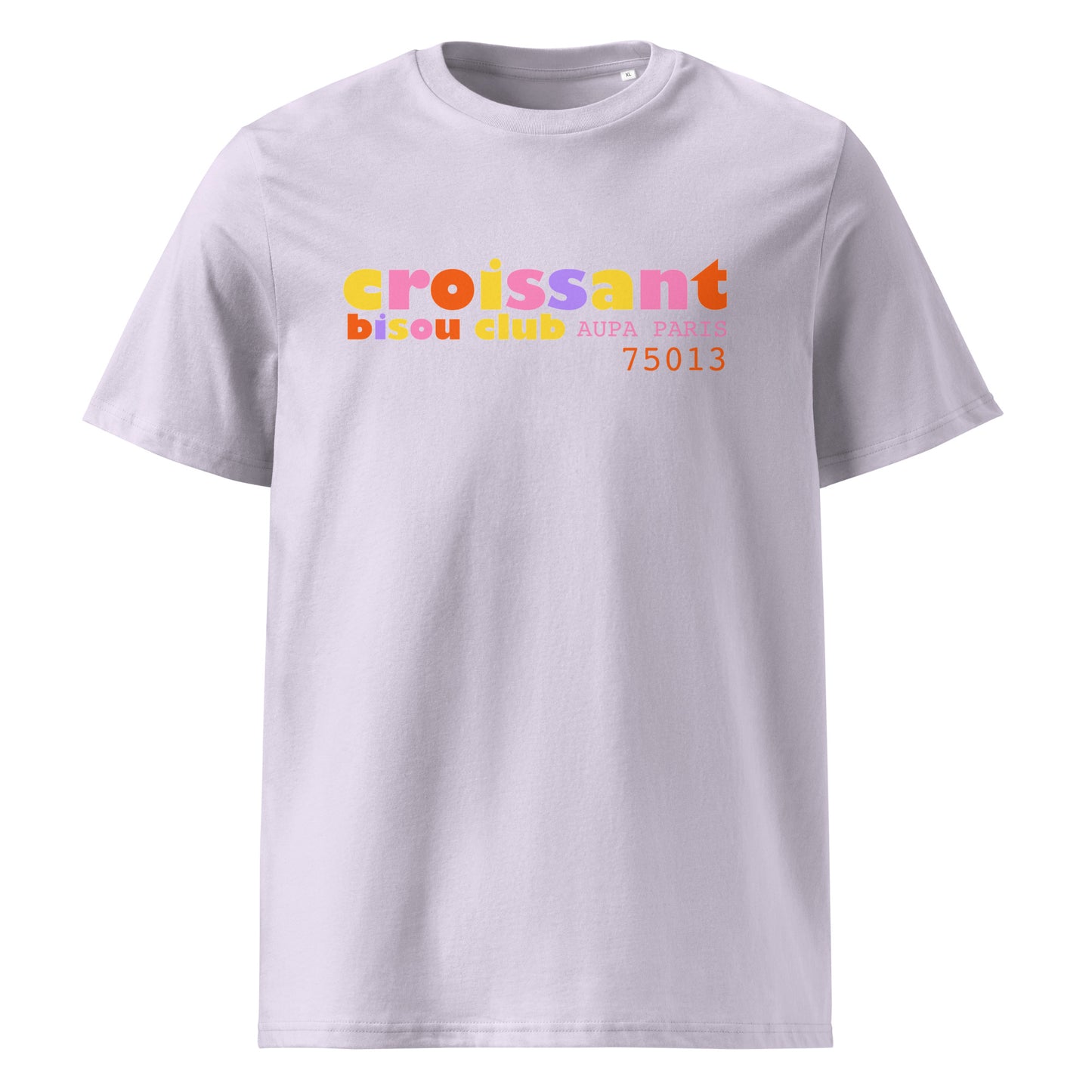 ARC EN CIEL DE CROISSANTS tee - white / cotton pink / lavender