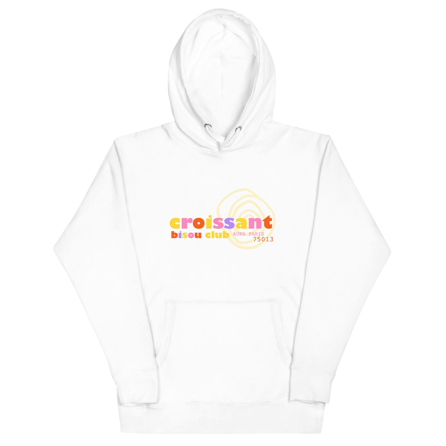 ARC EN CIEL hoodie - white / (meredith) grey