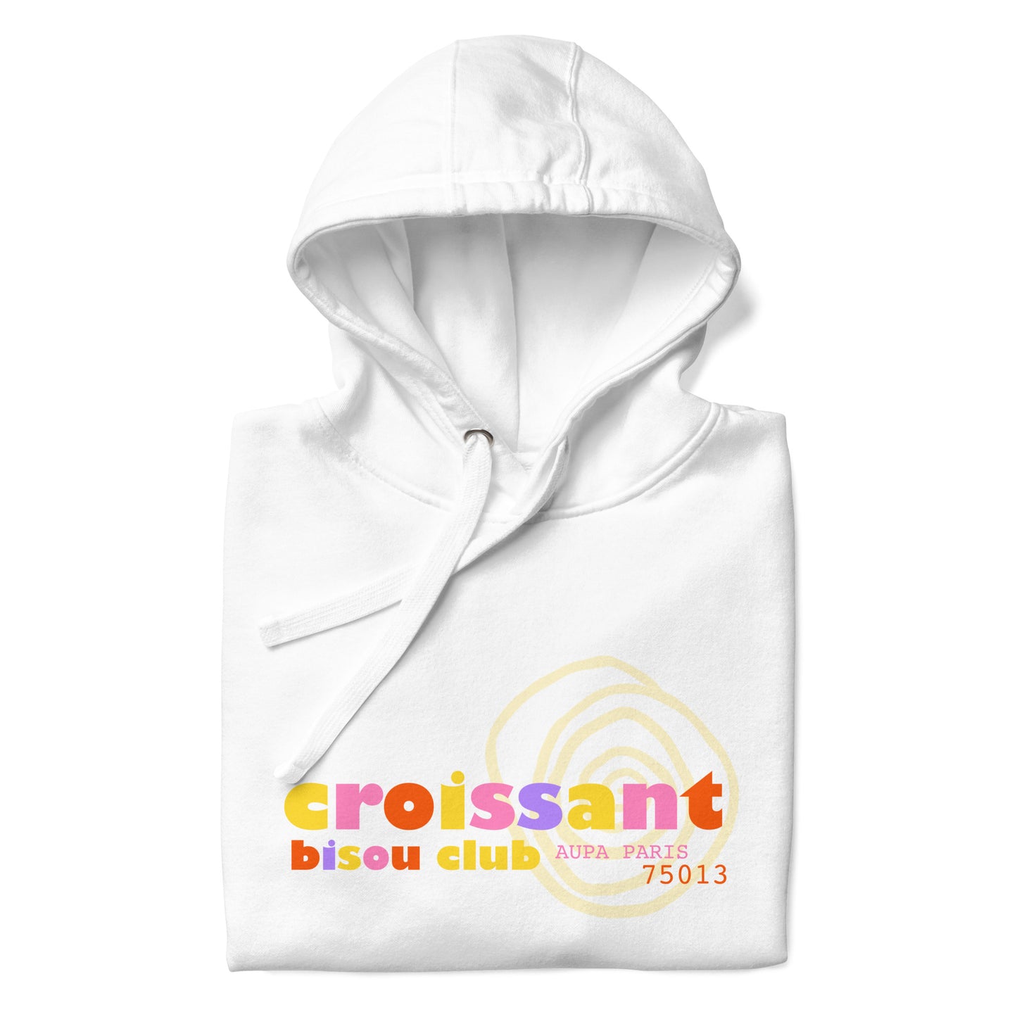 ARC EN CIEL hoodie - white / (meredith) grey