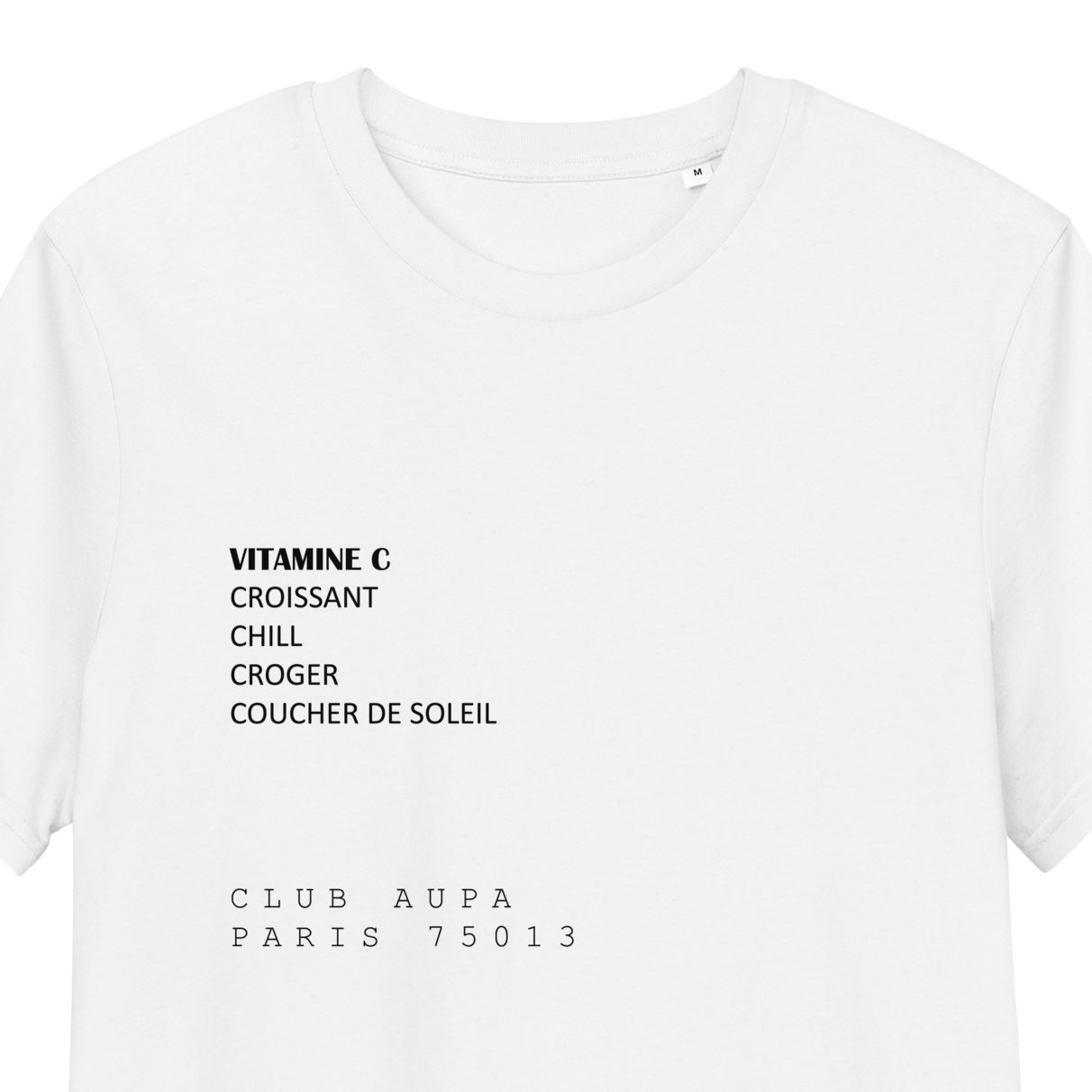 VITAMINE C tee - white / gris nardo