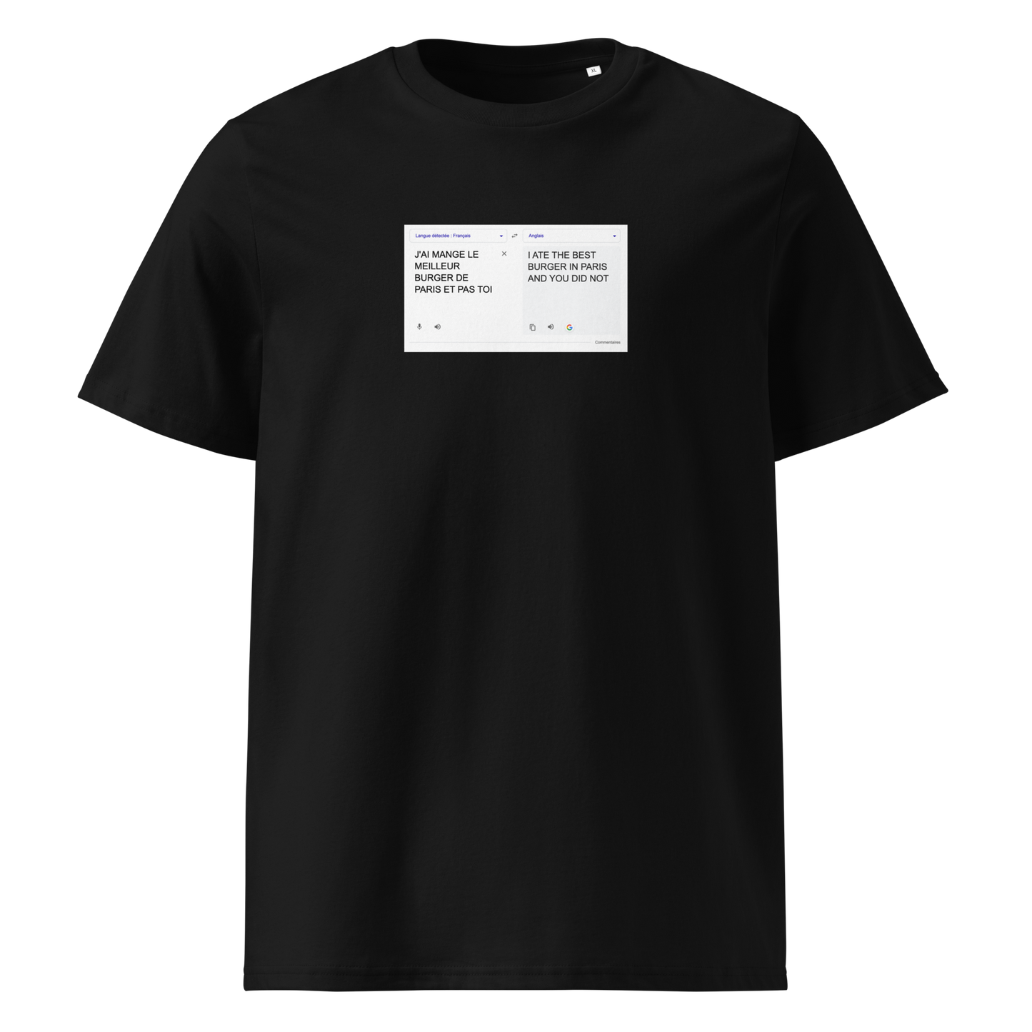 GOOGLE TRANSLATE tee - black / white / gris nardo / gris pas nardo