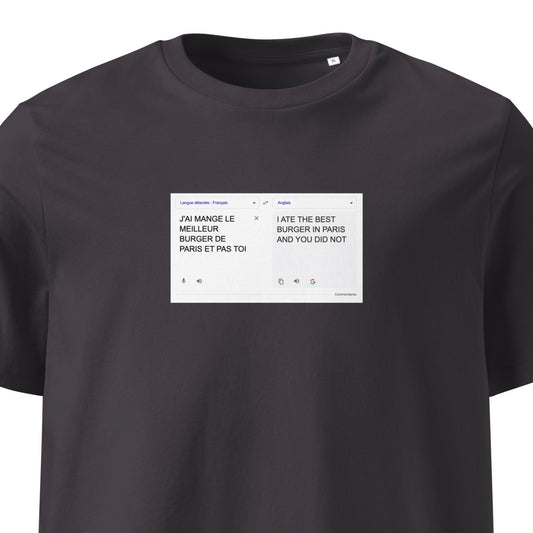 GOOGLE TRANSLATE tee - black / white / gris nardo / gris pas nardo