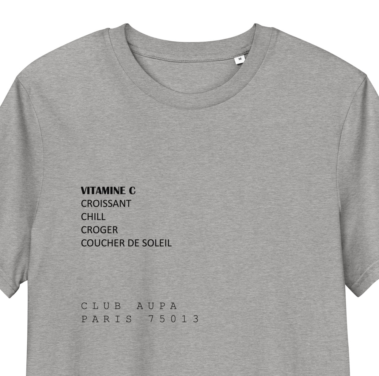 VITAMINE C tee - white / gris nardo