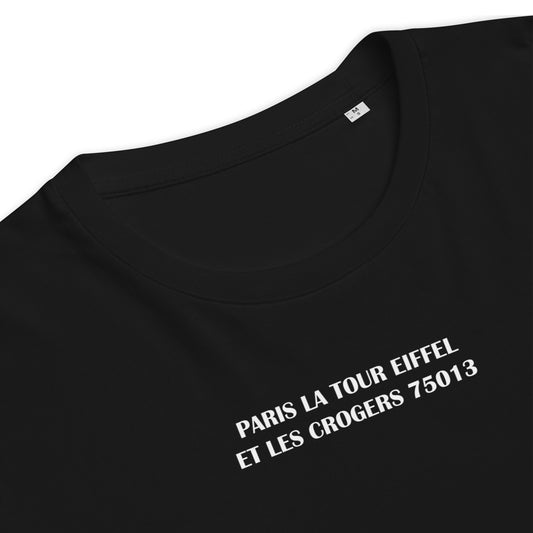 EIFFEL TOWER tee - black / navy / gris nardo